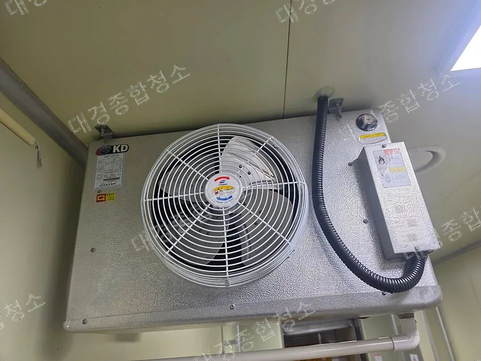 청라 육가공 공장 유니트쿨러 냉난방기 분해세척 청소 비용