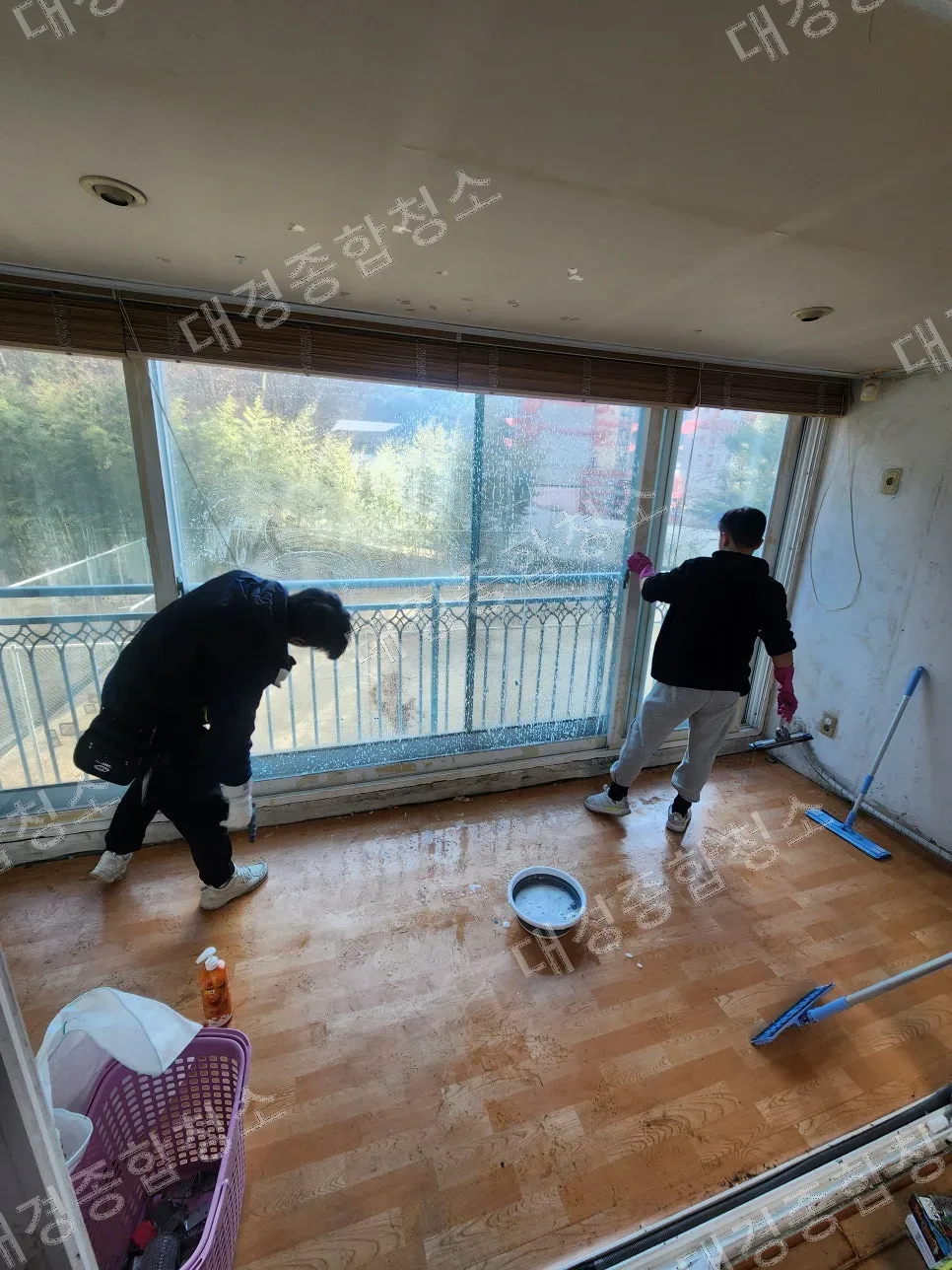 부평 침수청소 가격 구축 아파트 침수현장 청소 방법