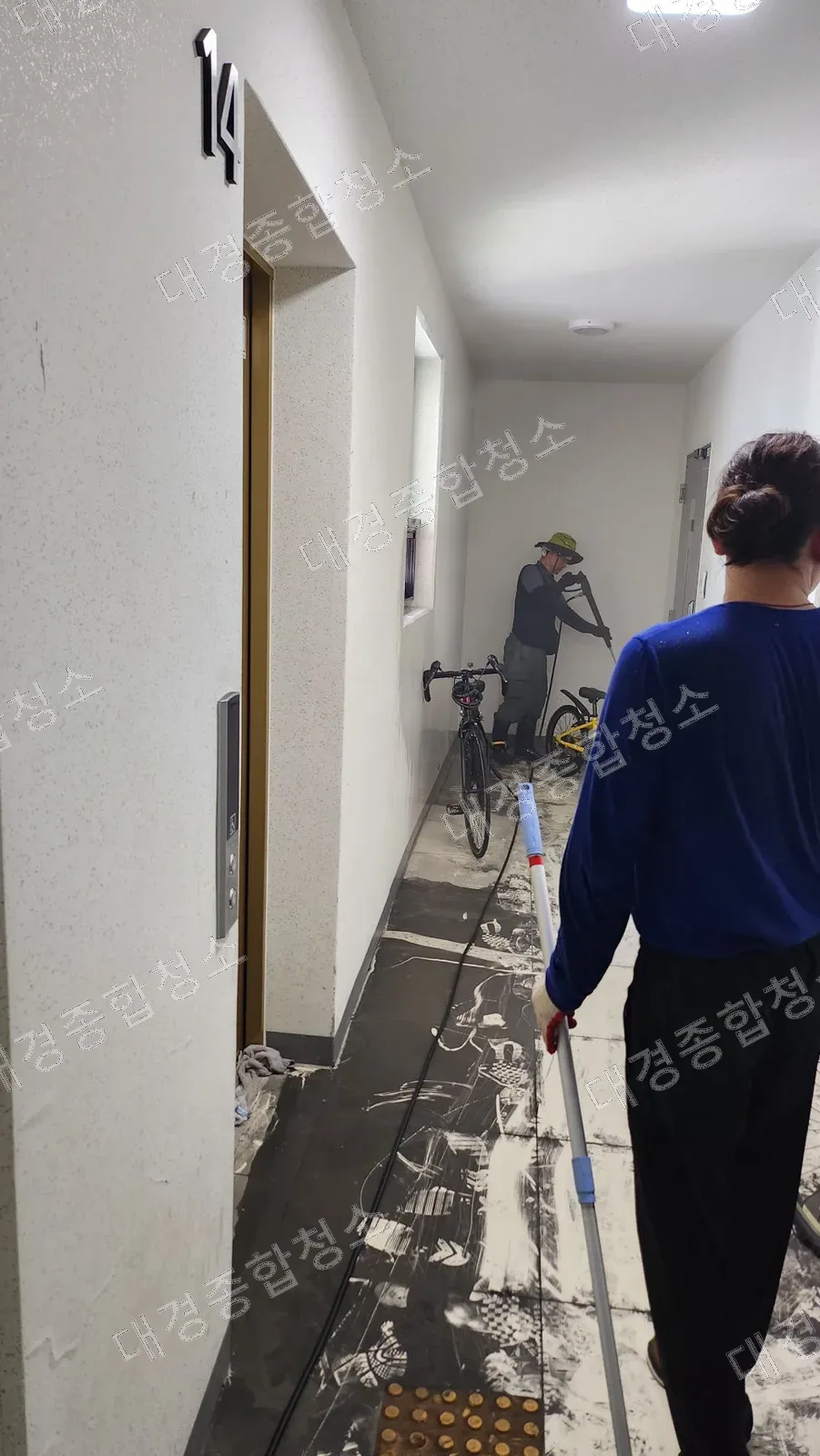 아파트 공용부 그을음 제거 후기 복도 화재피해 복구 업체[청라제일풍경채]