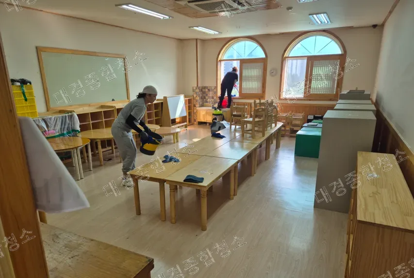부평 유치원청소 폐기물 처분부터 공간 분진 제거까지