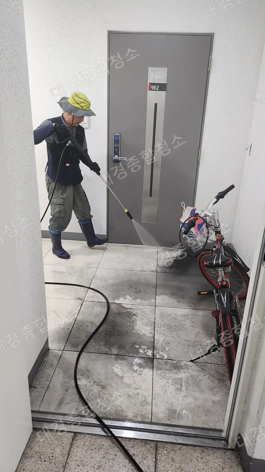 아파트 공용부 그을음 제거 후기 복도 화재피해 복구 업체[청라제일풍경채]