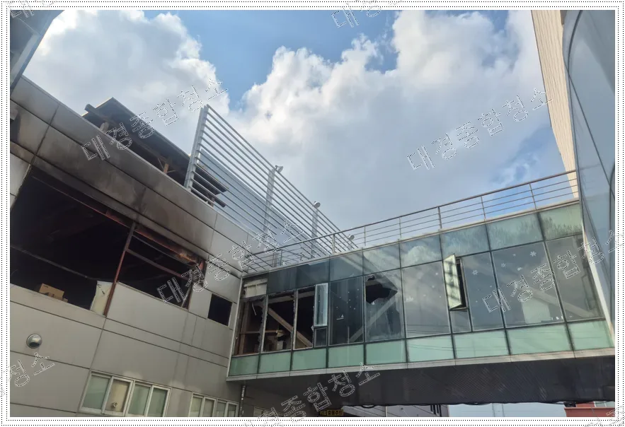 인천 화재청소 전문 업체 직접 피해입은 공장 철거부터 원상 복원 후기