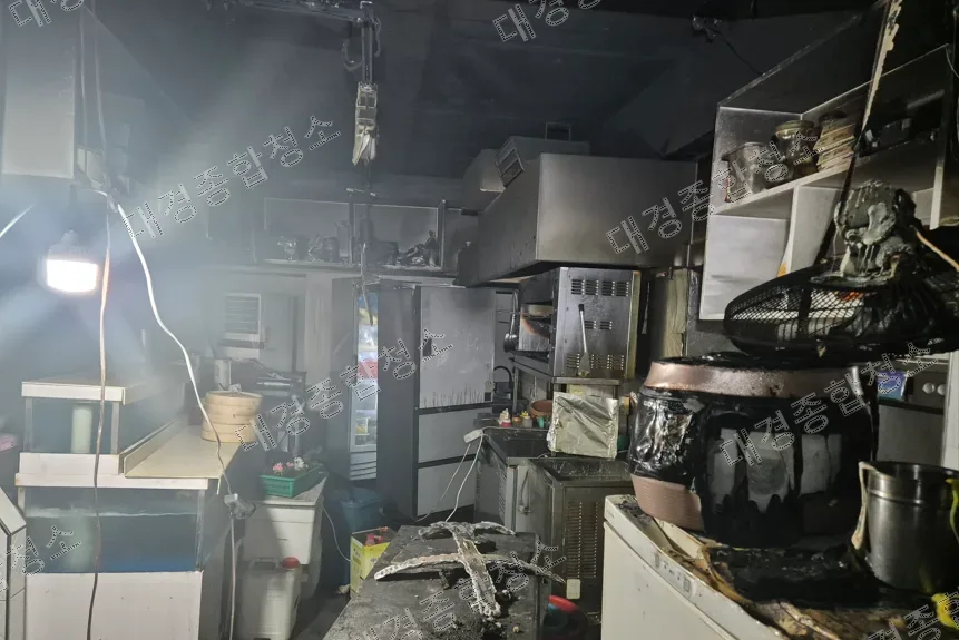 광명 화재청소 업체 이자카야 술집 상가 화재복구 비용