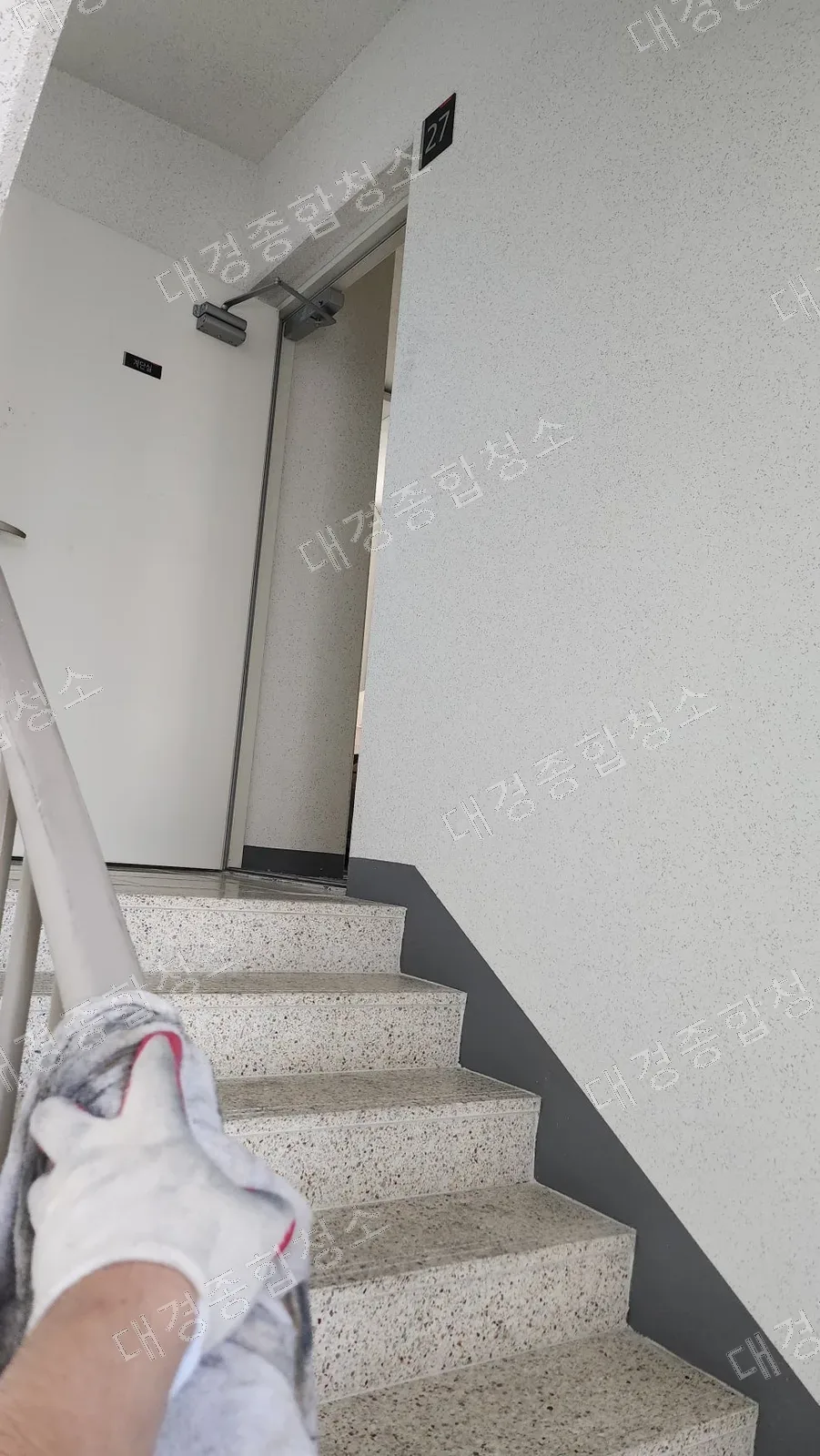 아파트 공용부 그을음 제거 후기 복도 화재피해 복구 업체[청라제일풍경채]