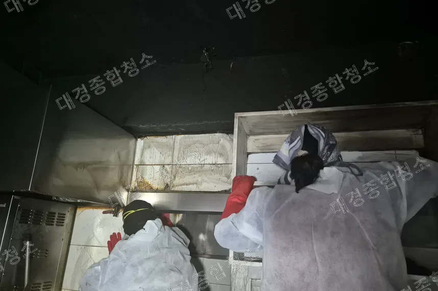 광명 화재청소 업체 이자카야 술집 상가 화재복구 비용