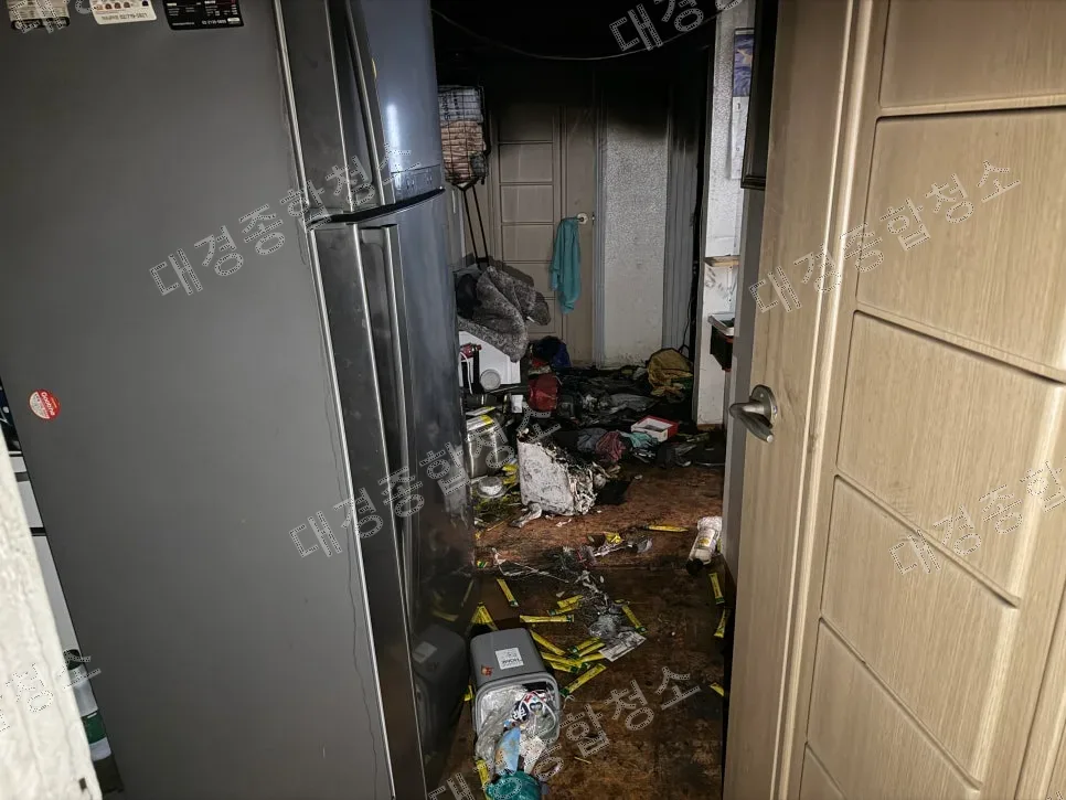 부평 화재청소 비용 구축 아파트 가정집 화재 현장 복구 과정