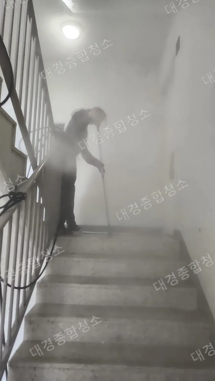 아파트 공용부 그을음 제거 후기 복도 화재피해 복구 업체[청라제일풍경채]