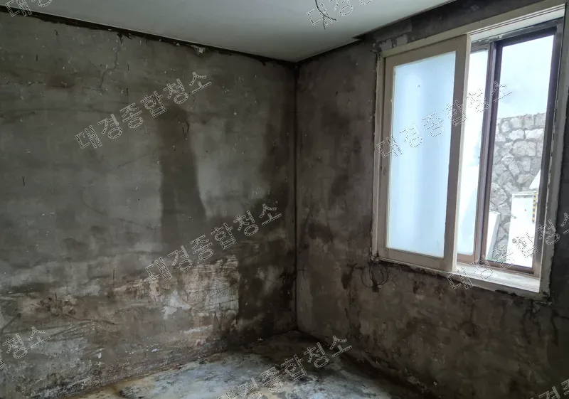 남동구 반지하 빌라 침수청소 비용 벽지제거 후 복원을 위한 작업 과정
