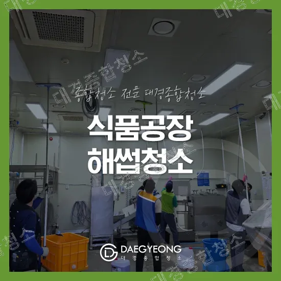 대경종합청소 식품공장 해썹청소 대표 이미지