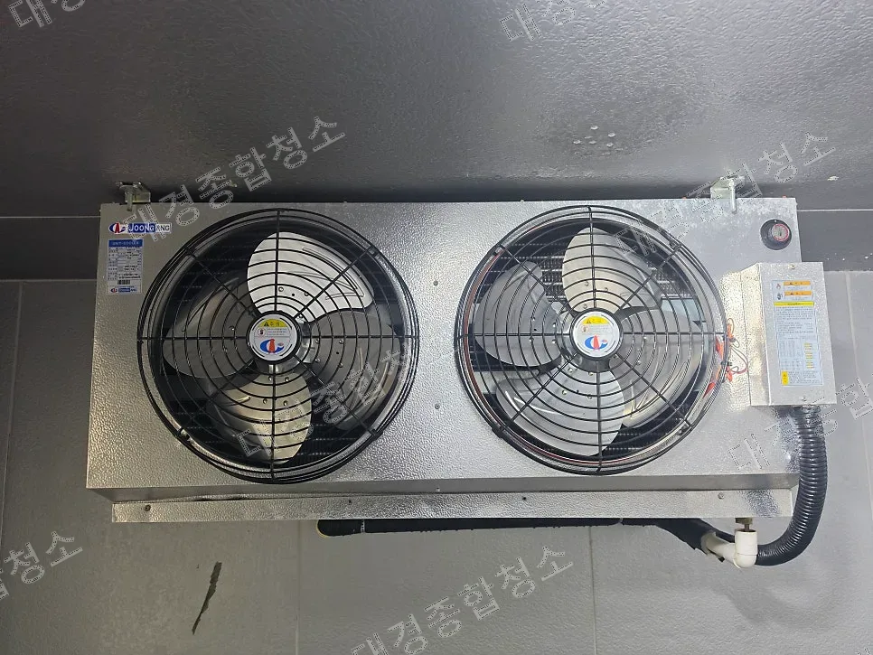 청라 육가공 공장 유니트쿨러 냉난방기 분해세척 청소 비용