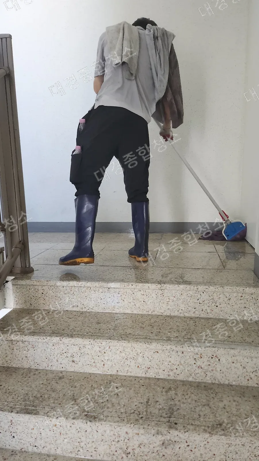 아파트 공용부 그을음 제거 후기 복도 화재피해 복구 업체[청라제일풍경채]
