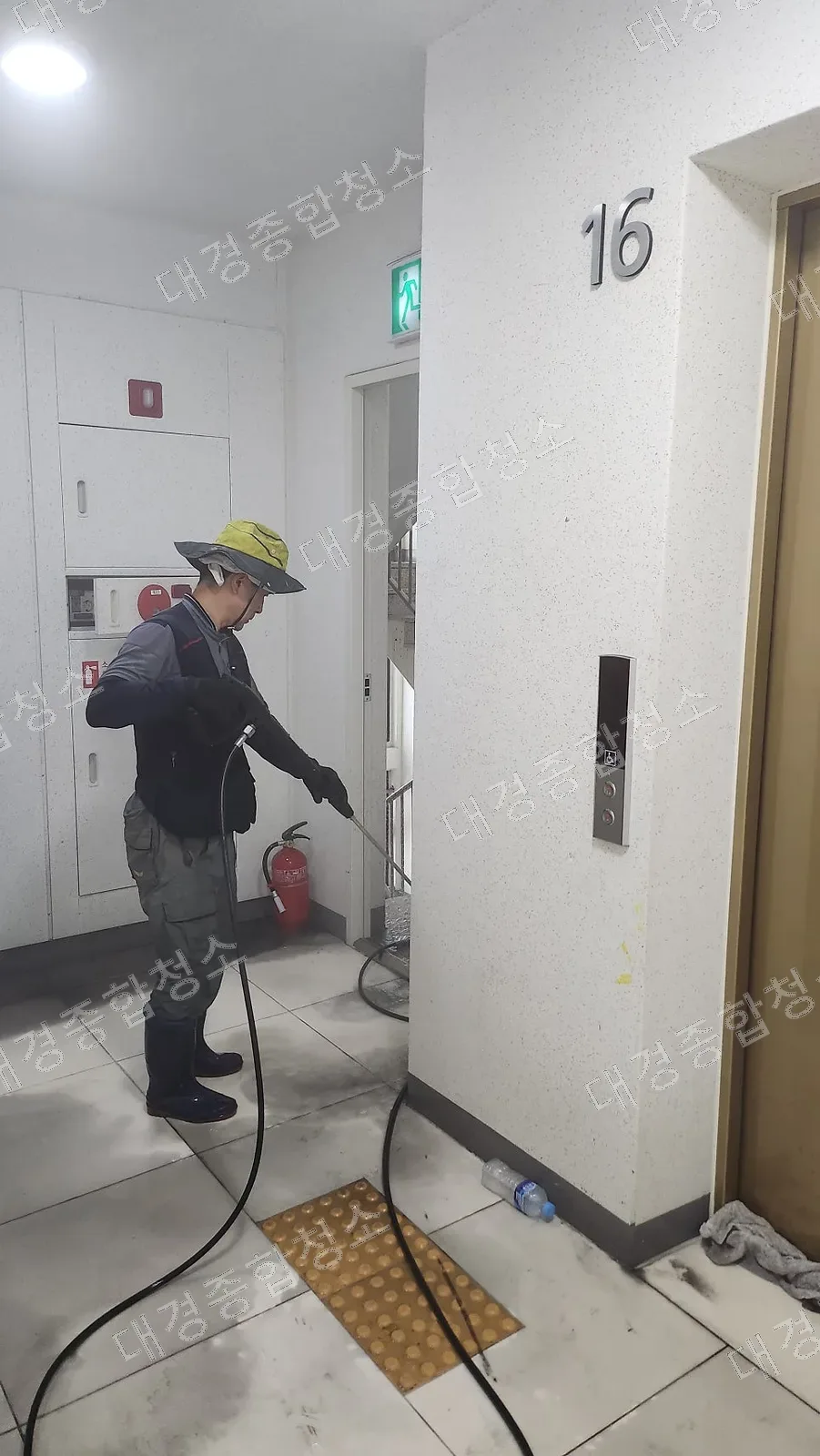 아파트 공용부 그을음 제거 후기 복도 화재피해 복구 업체[청라제일풍경채]