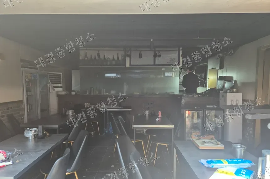 광명 화재청소 업체 이자카야 술집 상가 화재복구 비용