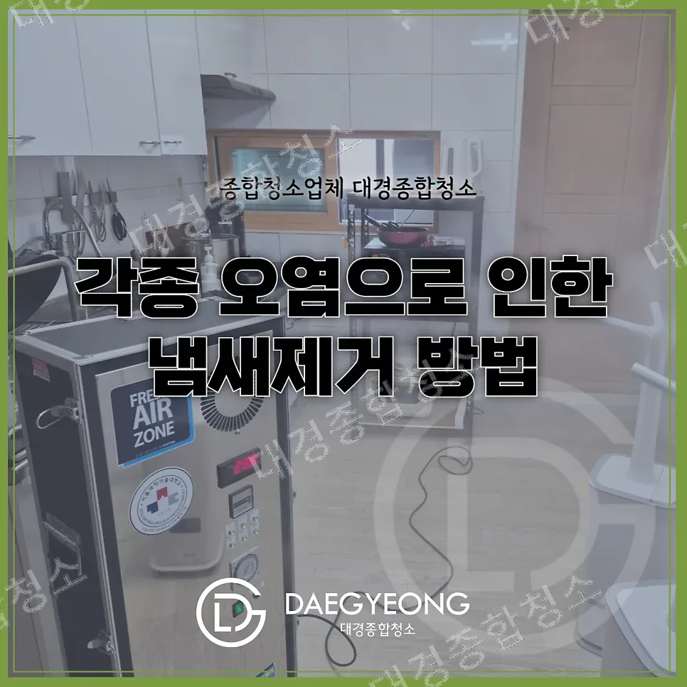 냄새 제거 공법 비교 – 화재, 담배, 반려동물 냄새까지 싹!｜대경종합청소