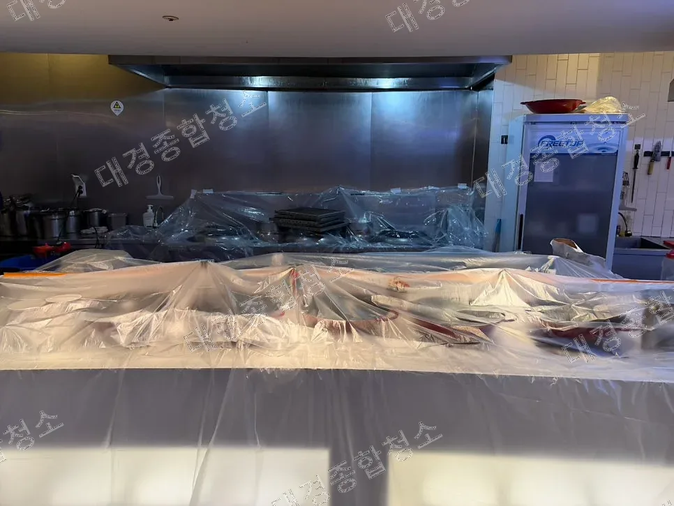 반포 한강공원 채빛퀴진 뷔페 후드청소 작업 후기|대경종합청소
