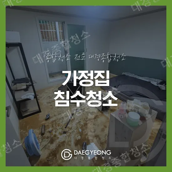 인천 침수청소 비용 가정집 침수 현장 철거부터 청소까지 한 번에