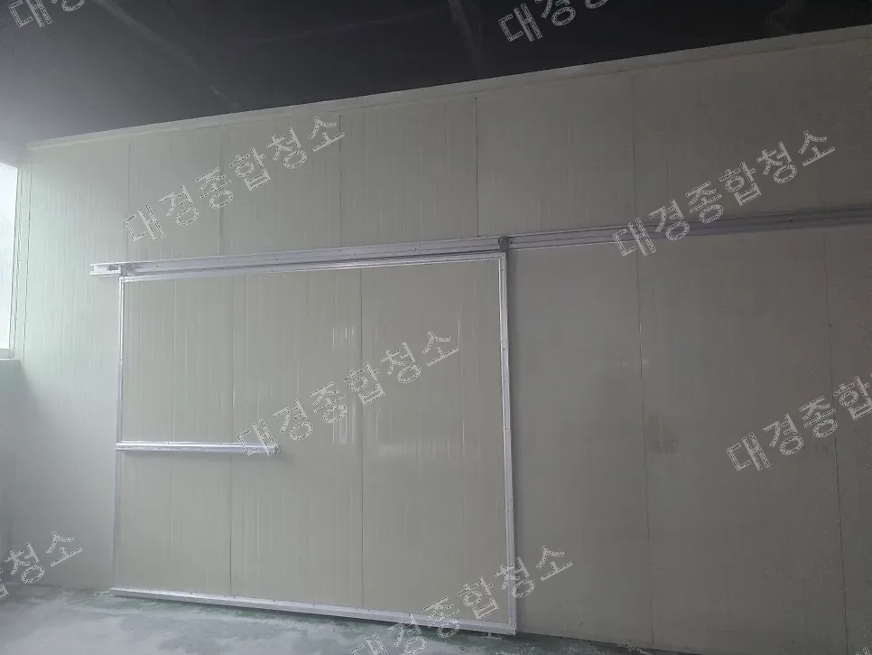 남동공단 석재가공 공장 퇴거청소 분진제거 과정