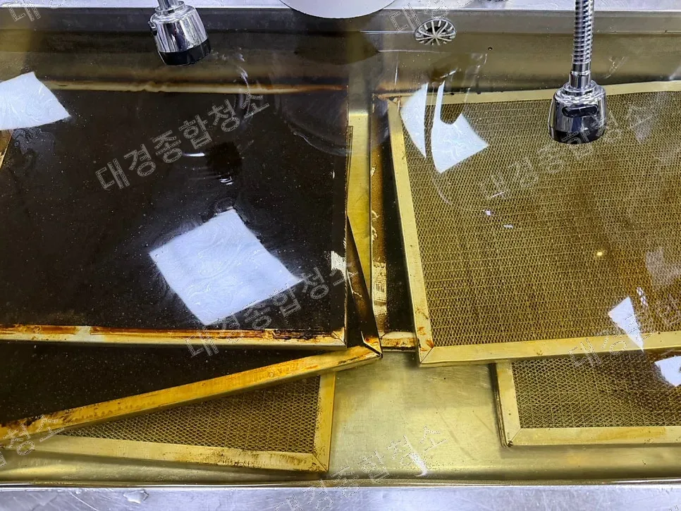 반포 한강공원 채빛퀴진 뷔페 후드청소 작업 후기|대경종합청소