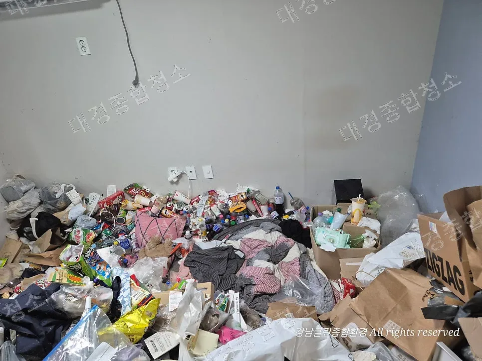 부평 쓰레기집청소 업체 악취와 오염 깔끔한 복원 현장