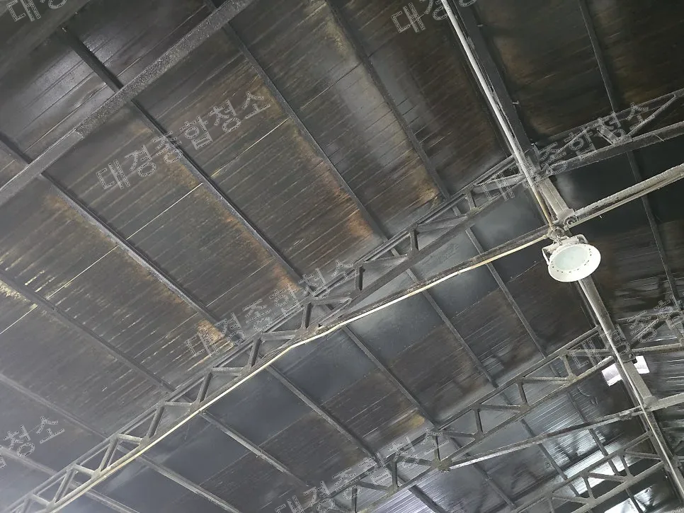 남동공단 석재가공 공장 퇴거청소 분진제거 과정